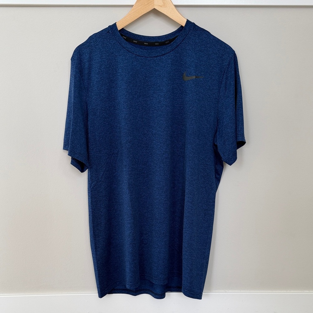 Nike Men's Dri-Fit Deep Blue Short Sleeve Tee
